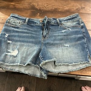 Denim shorts